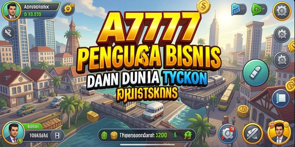 Tampilan gameplay A7777 yang seru dan penuh strategi bisnis.