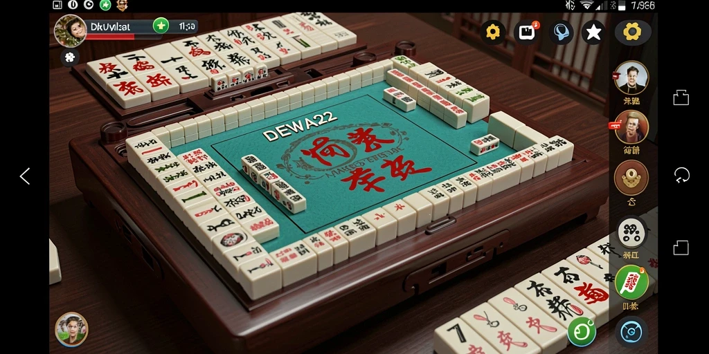 Tampilan gameplay DEWA22 dengan tantangan Mahjong yang mengasyikkan.