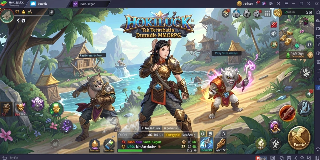 Tampilan gameplay HOKILUCK yang memukau dan mendebarkan.