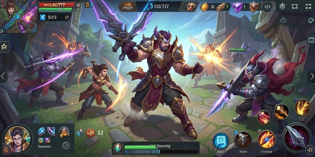 Gameplay seru dan menegangkan di HOUSE777 untuk MOBA