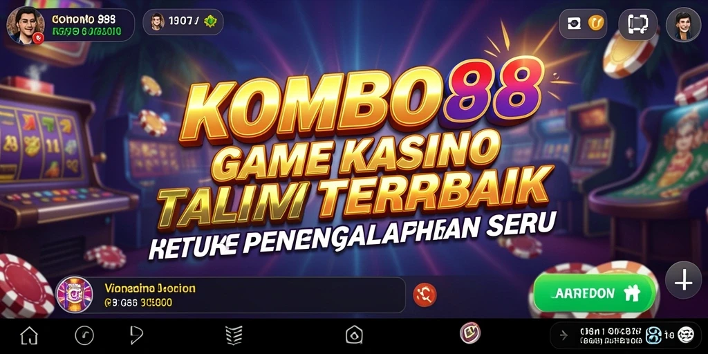 Screenshot KOMBO88 menampilkan gameplay seru dan menarik dari kasino.