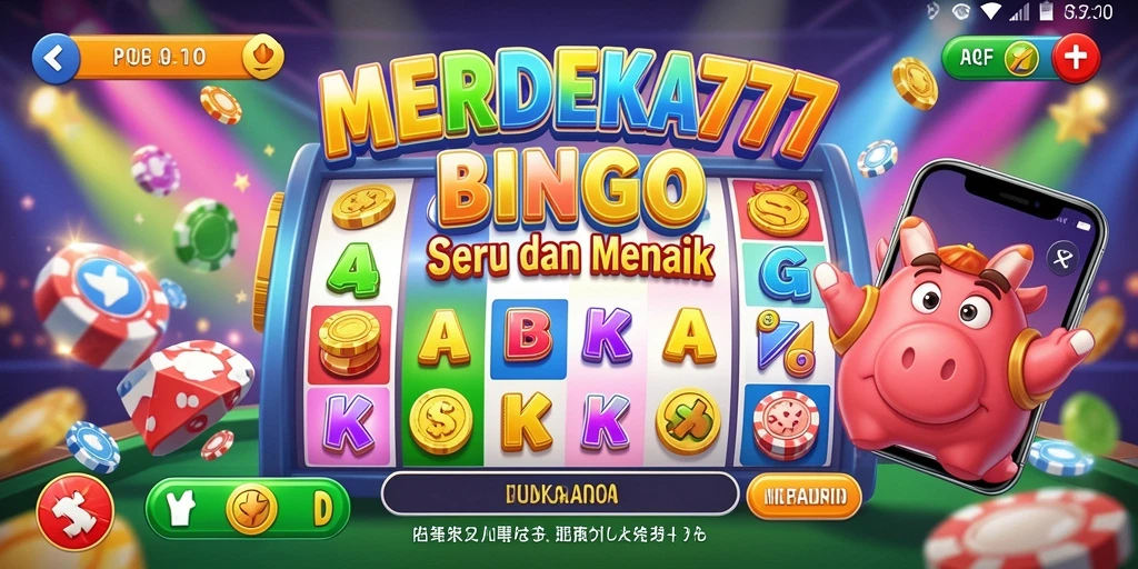 Tampilan gameplay seru dari MERDEKA777 dengan interaksi Bingo yang menyenangkan.