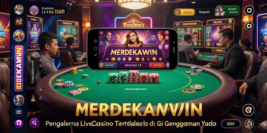 Gameplay Live Casino yang menarik dan interaktif di MERDEKAWIN.