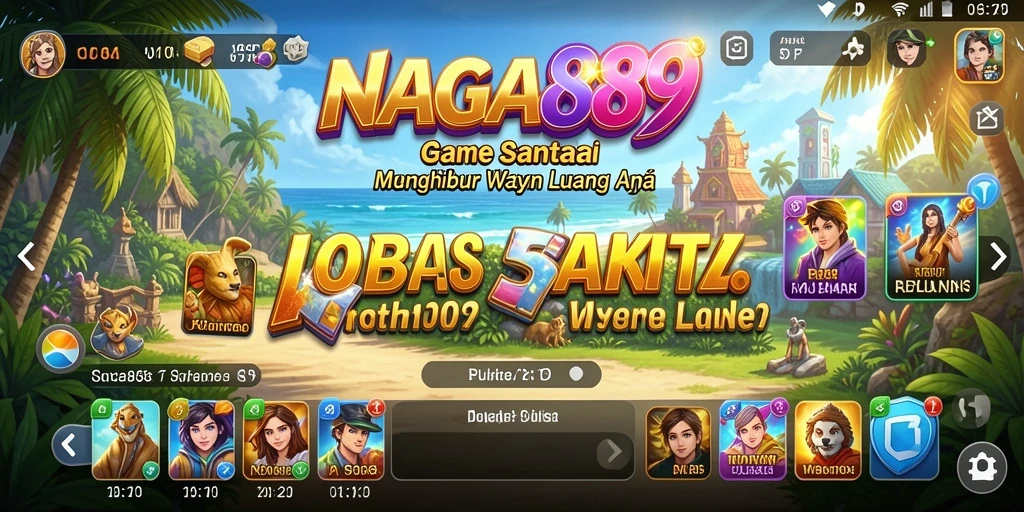 Screenshot NAGA889 menunjukkan gameplay santai yang menarik dan menyenangkan.