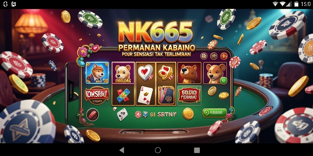 Tampilan seru gameplay Kasino di NK666 yang menarik.