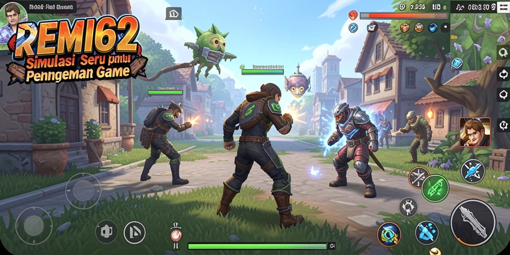Tampilan gameplay mengasyikkan dari game simulasi REMI62.